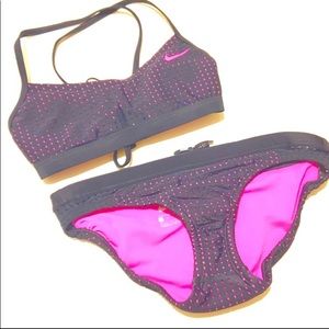 New Nike Hot Pink and Black Bikini